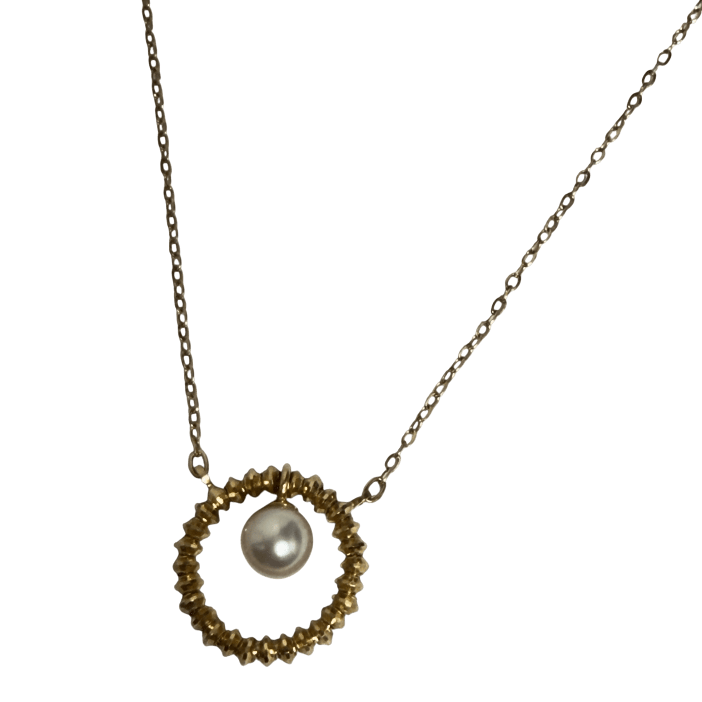 NL45S Necklace K18 1.30g Akoya Pearl 4.5mm 45cm Adjustable