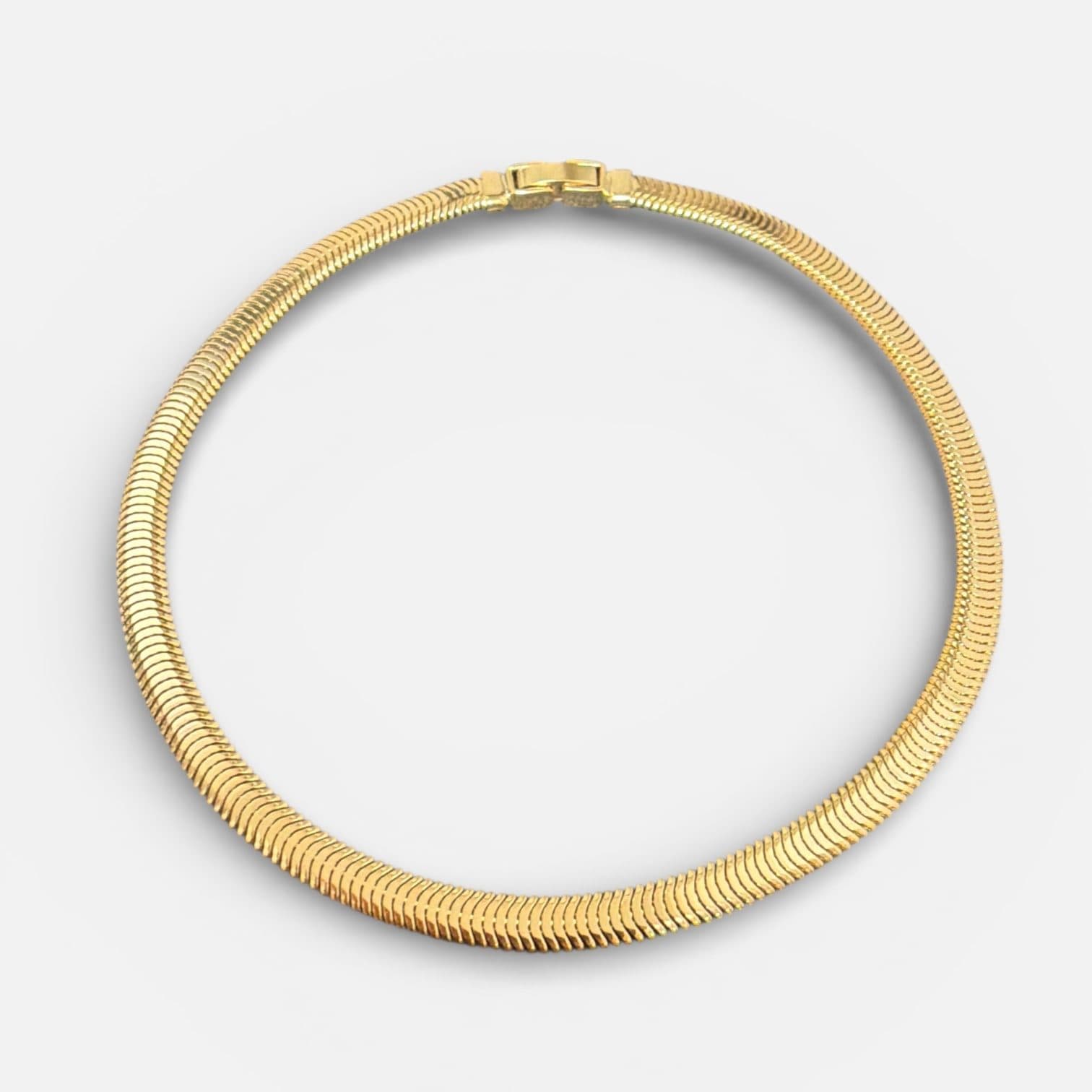 A8523 Anklet K18 8.80g Oval Snake Chain 23cm