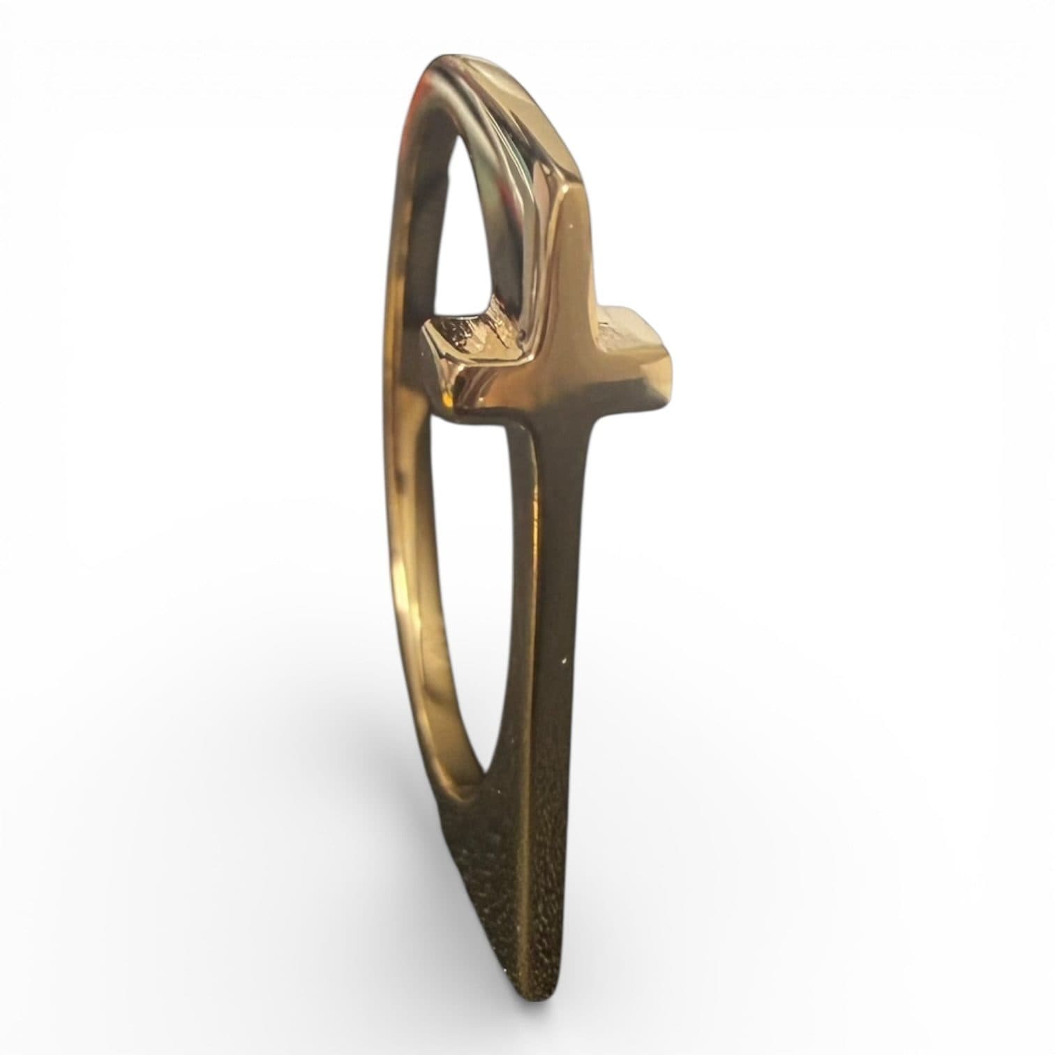AL510 Ring K18 2.50g Cross Motif Sz# 12