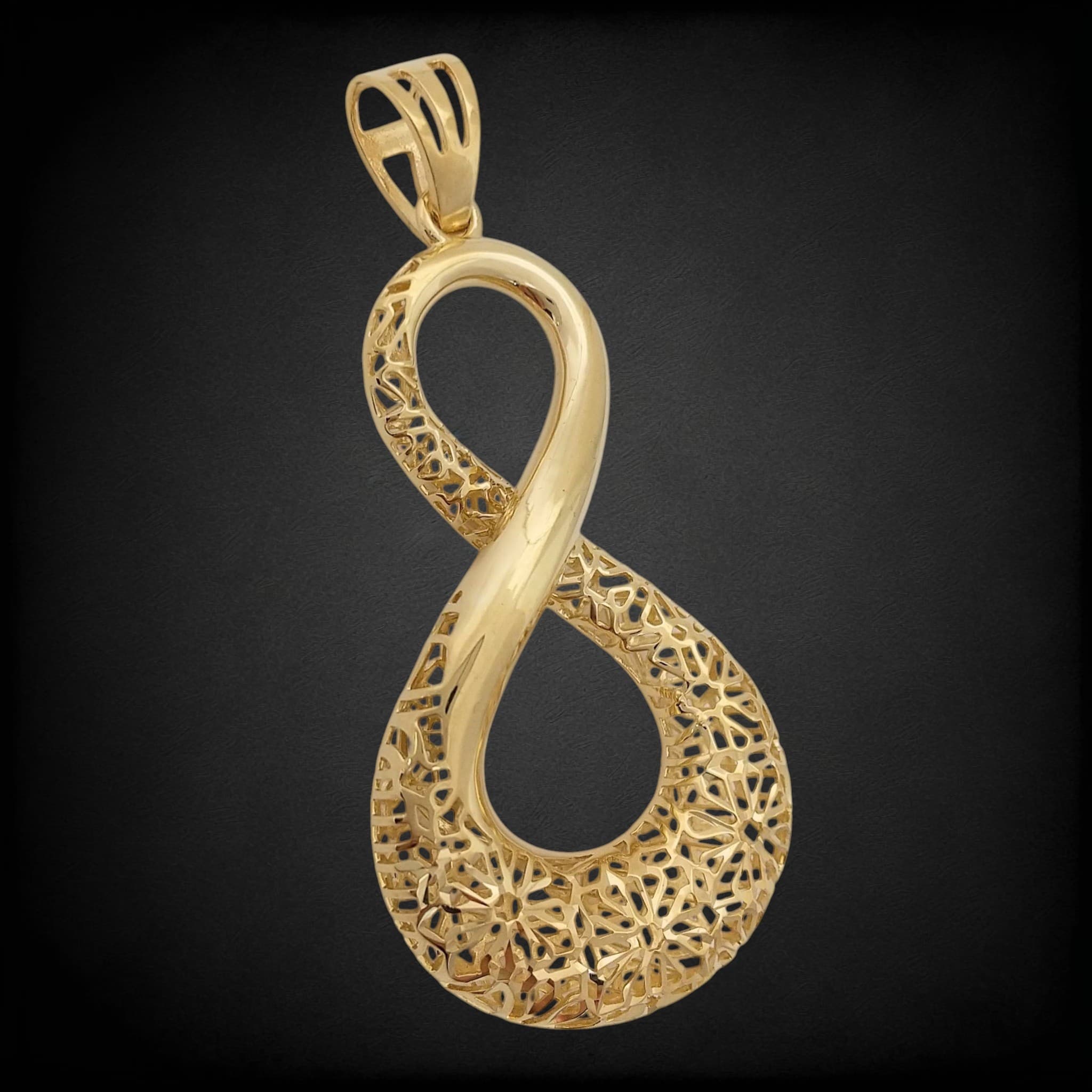 PN8TM Pendant K18 4.10g Infinity Top Sz M
