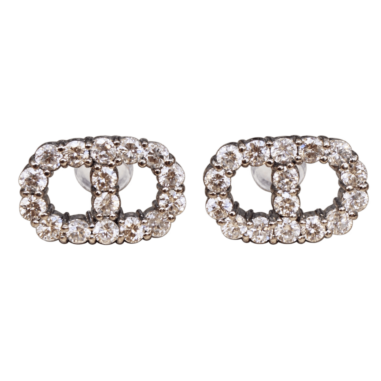 E4418 Earrings PT900 4.40g Diamond 1.82ct Maritime Link